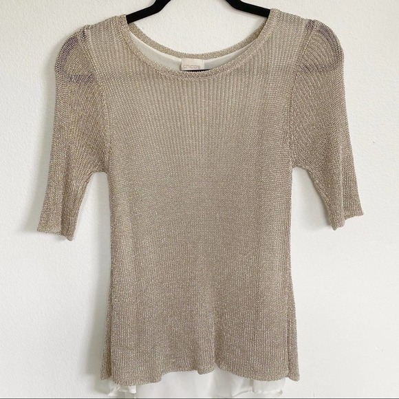 Chico's Tops - Chico’s Metallic Top